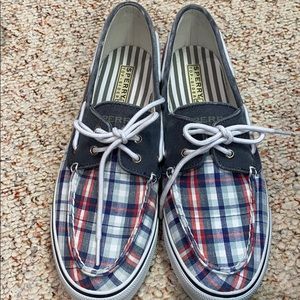 Sperry New plaid size 9 shoes